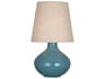 June Blue Buffet Lamp