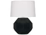 Franklin Obsidian Glazed Black Table Lamp