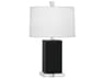 Harvey Obsidian Glazed Black Table Lamp