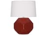 Franklin Oxblood Glazed Red Table Lamp