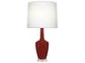 Emma Oxblood Glazed Red Buffet Lamp