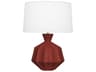 Orion Oxblood Glazed Red Buffet Lamp