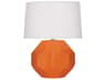 Franklin Pumpkin Glazed Orange Table Lamp