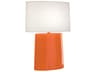 Victor Pumpkin Glazed Orange Buffet Lamp