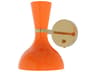 Clare 1-Light Pumpkin Orange Wall Sconce