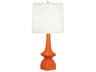 Jasmine Ceramic Table Lamp in Pumpkin Glaze
