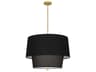 Decker 3-Light Raven Black Pendant