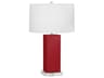 Harvey Ruby Red Glazed Buffet Lamp
