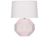 Franklin Rose Water Glazed Pink Table Lamp