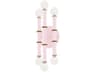 Kane 6-Light Rose Water Pink Wall Sconce