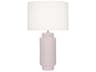 Dolly Rose Water Glazed Textured Pink Buffet Lamp