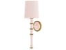 Kane 1-Light Rose Water Pink Wall Sconce