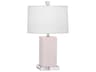Harvey Rose Water Glazed Pink Table Lamp