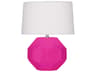 Franklin Razzle Rose Glazed Pink Table Lamp