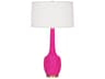 Delilah Razzle Rose Glazed Pink Buffet Lamp