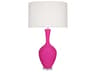Audrey Razzle Rose Glazed Pink Buffet Lamp