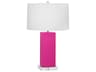 Harvey Razzle Rose Glazed Pink Buffet Lamp