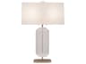 Jacqueline Polished Nickel Clear Crystal Buffet Lamp