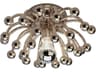 Anemone Flushmount Polished Nickel Ceiling Light