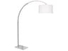Archer Floor Lamp Polished Nickel Arc Design