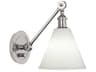 Alloy 1-Light Polished Nickel Swing Wall Sconce