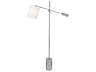 Campbell Polished Nickel Floor Lamp