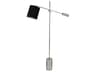 Campbell Polished Nickel Floor Lamp
