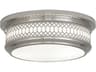 Williamsburg Tucker 2-Light Polished Nickel Round Flush Mount