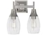 Grace 2-Light Polished Nickel Vanity Light