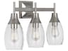 Grace 3-Light Polished Nickel Vanity Light