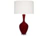 Audrey Sangria Glazed Red Buffet Lamp