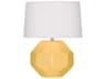 Franklin Sunset Yellow Glazed Table Lamp