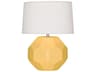 Franklin Sunset Yellow Glazed Table Lamp