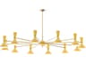 Clare 12-Light Sunset Yellow Chandelier