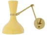 Clare 1-Light Sunset Yellow Swing Wall Sconce