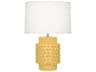 Dolly Sunset Yellow Glazed Textured Table Lamp