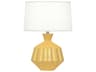 Orion Accent Lamp in Sunset Yellow Glazed Ceramic