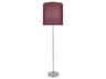Kate Polished Nickel Clear Crystal Floor Lamp