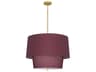 Decker 3-Light Vintage Wine Purple Pendant