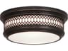Williamsburg Tucker Flushmount Ceiling Light in Deep Patina Bronze