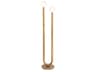 Happy Floor Lamp in Natural Brass Modern Asymmetrical