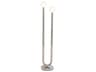Happy Polished Nickel Glass LED Floor Lamp