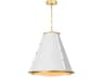 French Maid 1-Light White Pendant
