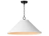 Billie Pendant Light Large White Concrete