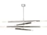 Wick 8-Light Polished Nickel Chandelier