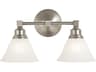 Taylor 2-Light Glass Vanity Light