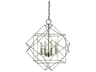 Etoile 4-Light Pewter Candelabra Chandelier