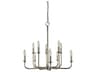 Boulevard 10-Light Polished Nickel Chandelier