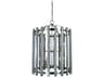 Arcadia 12-Light Polished Nickel Candelabra Cylinder Chandelier