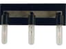 Loft 3-Light Matte Black Vanity Light